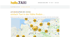 Desktop Screenshot of hamburger-grossraumtaxi.de