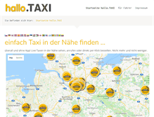 Tablet Screenshot of hamburger-grossraumtaxi.de